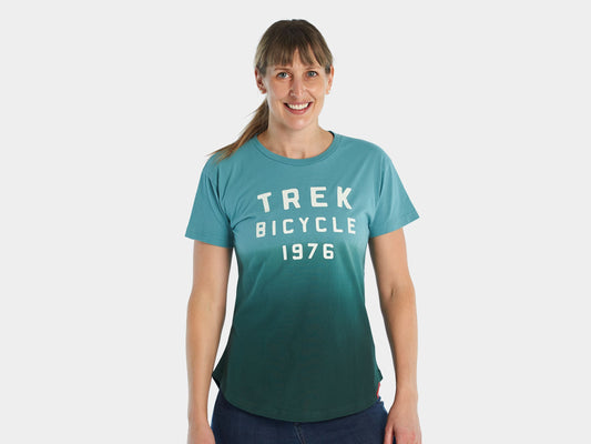 Trek Fade Tee Women Medium Emerald Shirt