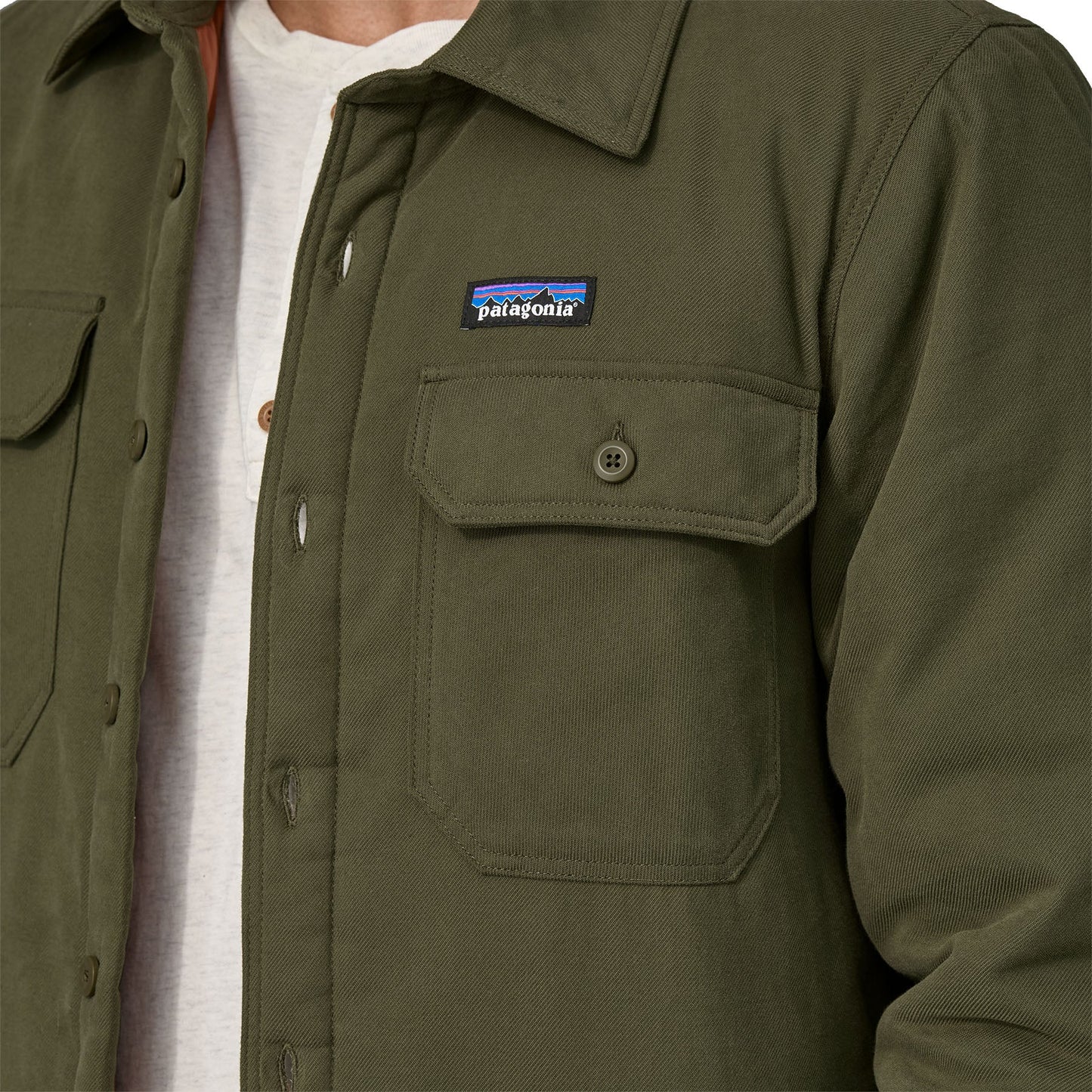 Patagonia M's Insulated Organic Cotton Midweight Fjord Flannel Shirt