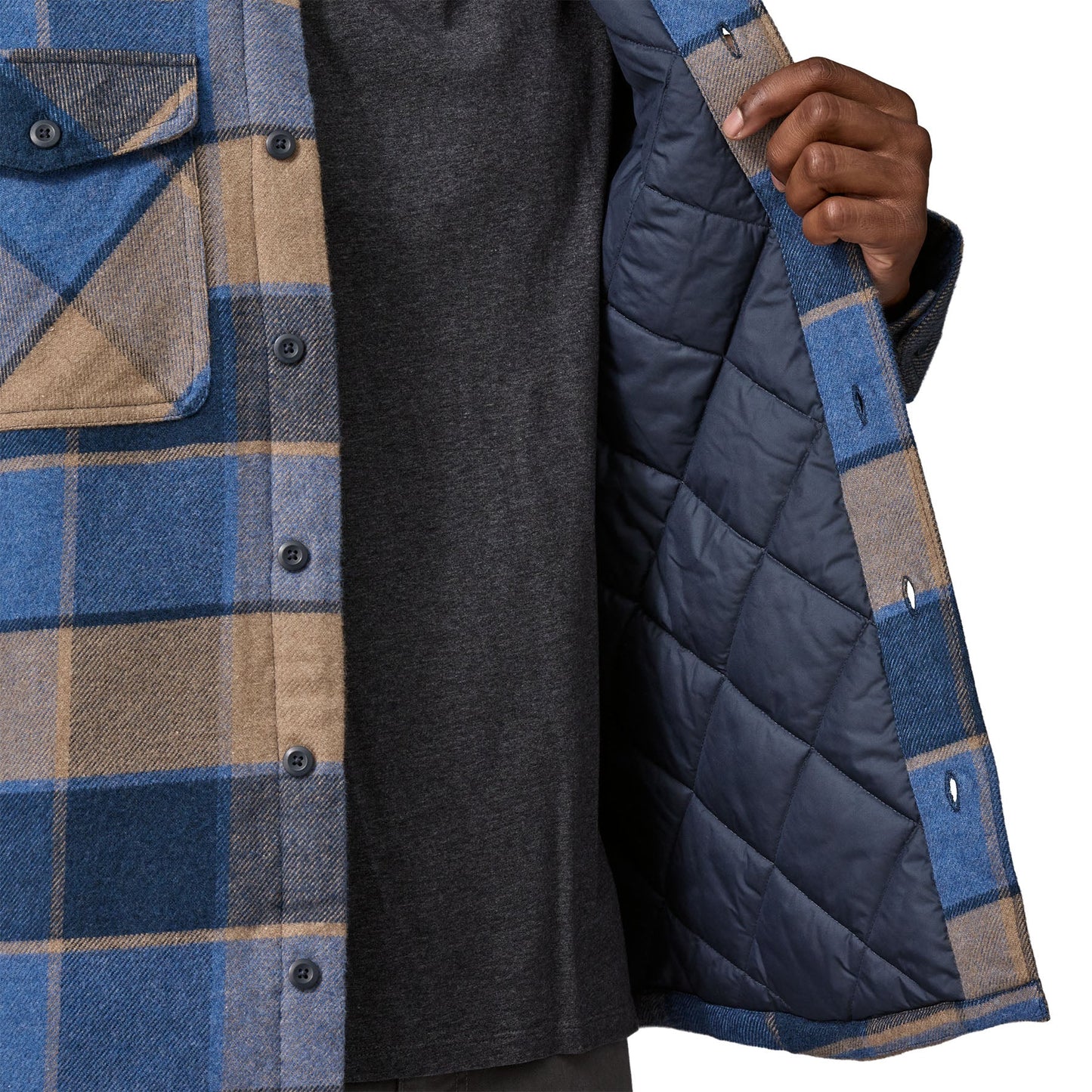 Patagonia M's Lightweight Insulated Fjord Flannel Shirt