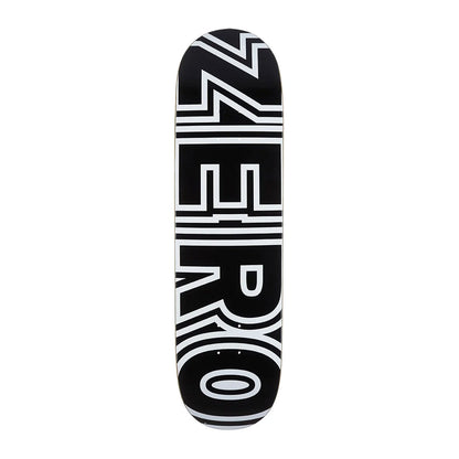 Zero Skateboard Deck Bold Black 8.125" x 31.7"