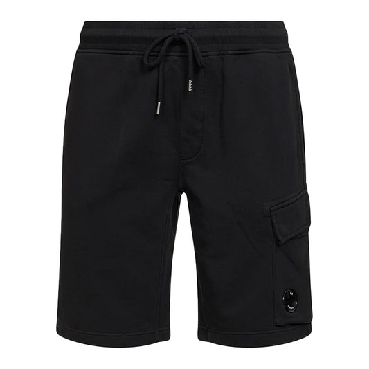 [C.P. Company] Diagonal Raised Fleece Cargo Lens Sweatshorts