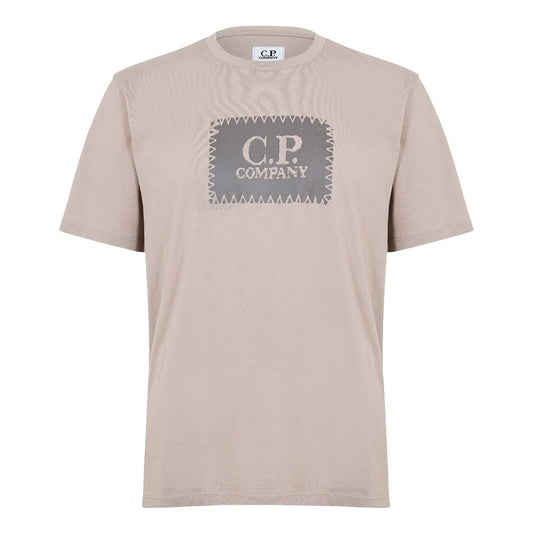 [C.P. Company] Jersey 30/1 Short Sleeve Logo Label T-Shirt