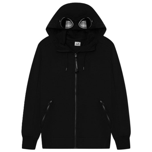 [C.P. Company] Diagonal Raised Fleece Goggle Hoodie