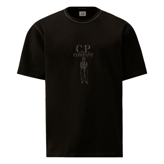 [C.P. Company] T-Shirts Short Sleeve In Jersey 30/2 T. Pezza