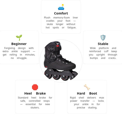 Flying Eagle BKB B9 Ranger Black Skates