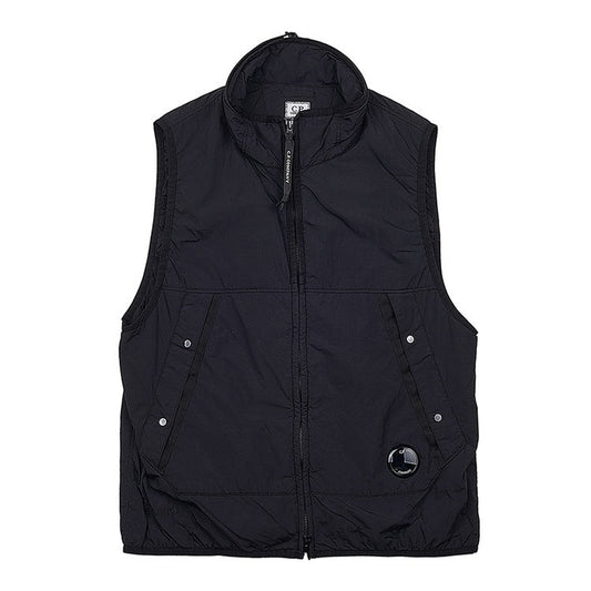 Cp Company Primaloft G.D.P Padded Lens Gilet In Black