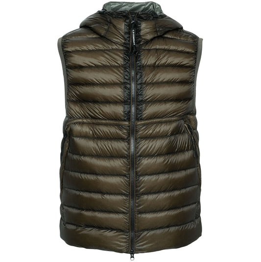 Cp Company D.D Shell Gilet In Grape Leaf