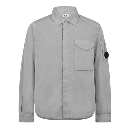 Cp Company Chrome-R Pocket Overshirt in Drizzle Grey