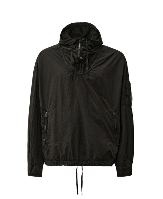 Cp Company Loose Fit Taylon L Hooded Smock In Black