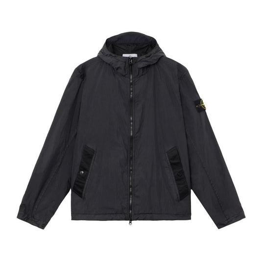[Stone Island] Garment Dyed Crinkle Reps Ny Recycled Nylon Hooded Jacket
