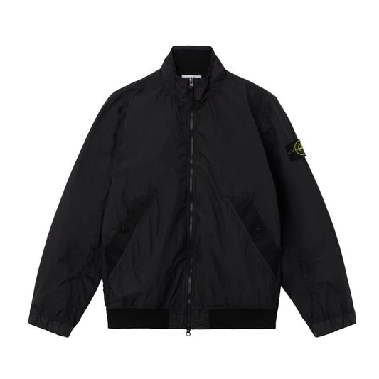 [Stone Island] Garment Dyed Crinkle Reps Ny Recycled Nylon Stand Collar Jacket