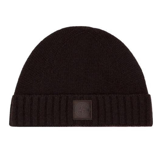 [Stone Island] Ghost Cashmere Beanie in Black