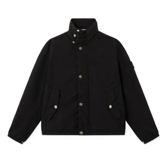 [Stone Island] Light Compact Touch Poly-TC Coach Jacket in Black