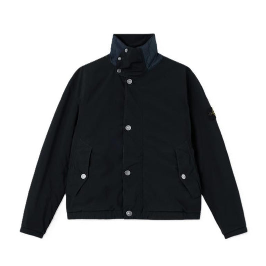 [Stone Island] Light Compact Touch Poly-TC Coach Jacket in Navy