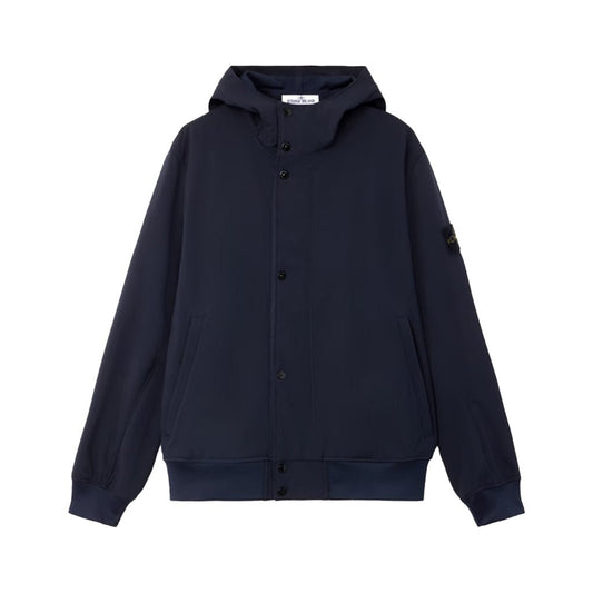 [Stone Island] Light Soft Shell-R E.Dye® Technology Hooded Jacket