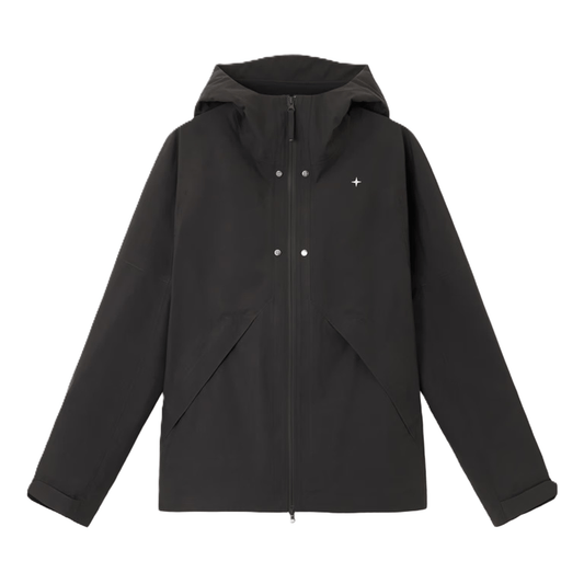 [Stone Island] Stellina 3L Gore-Tex Hooded Jacket in Lead Grey